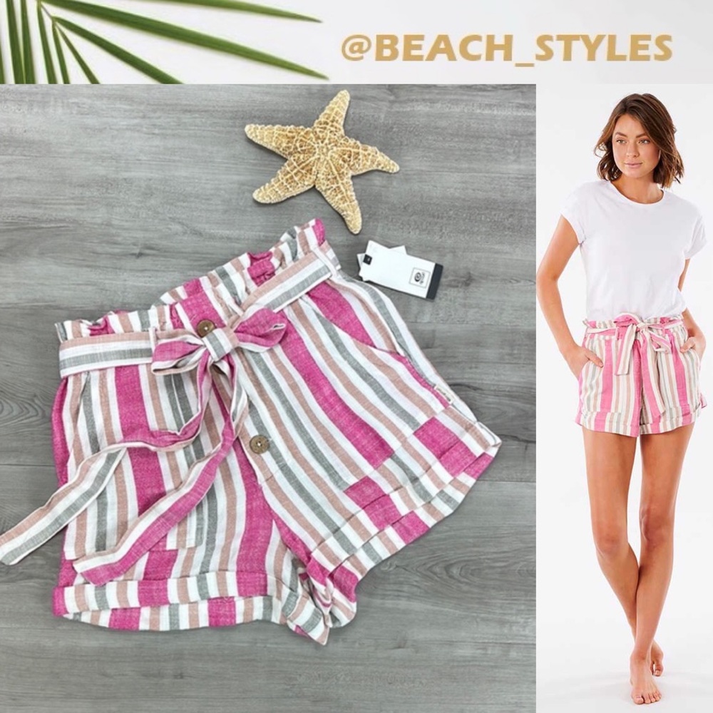 🔆RIP CURL🔆 ASHORE STRIPE COZY BEACH SHORT - Picture 1 of 12